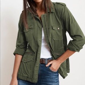 Lily Aldridge for Velvet Green Army Jacket